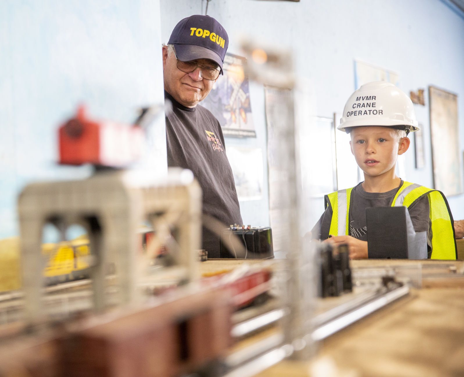 Model trains at the fair